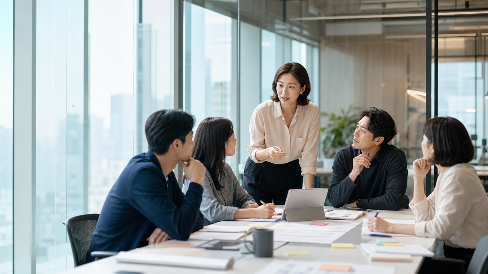 이안AX의 기업 임직원 AX 교육 워크숍 현장